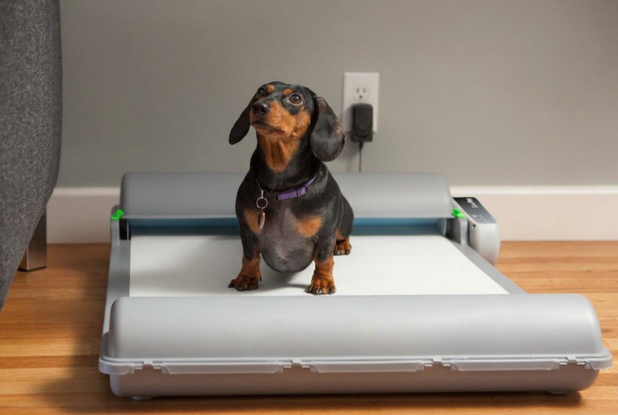 BrilliantPad smart self-cleaning indoor dog potty